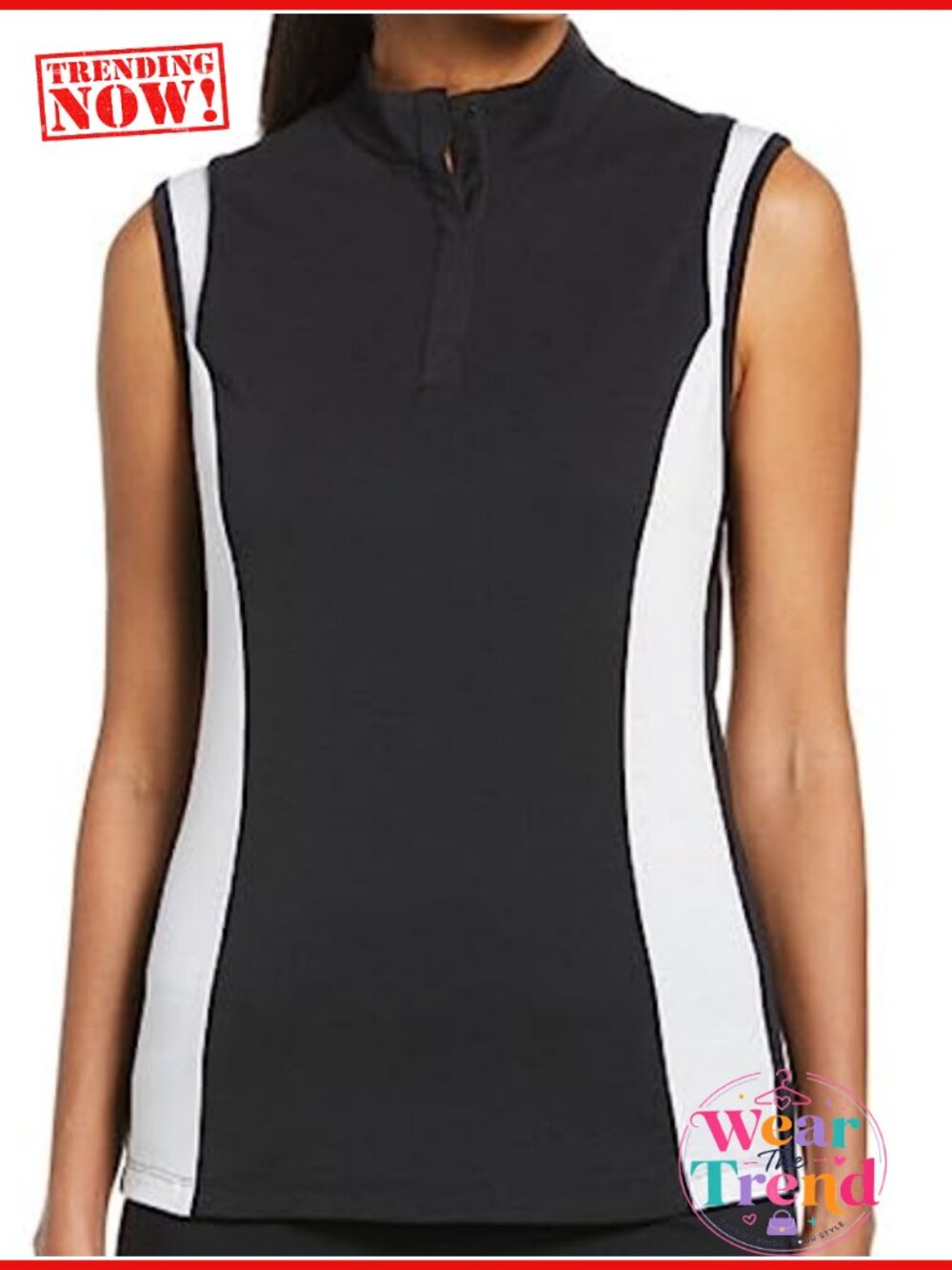 Callaway Sleeveless Golf Polo Shirt Snap Front Mesh Top